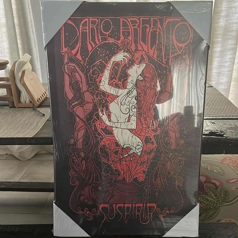 New Darlo Argento Suspiria Art Print - Red and Black